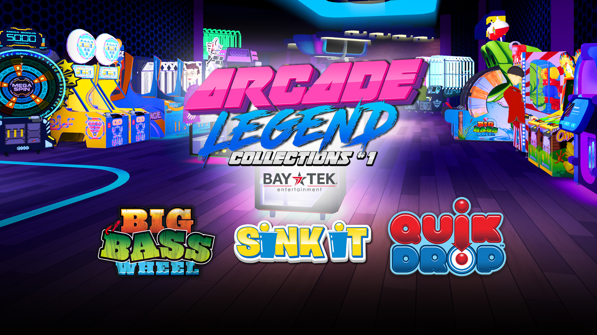 Arcade Legend adds officially licensed Bay Tek games